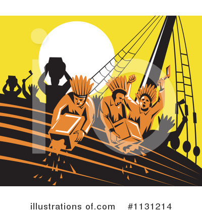 Royalty-Free (RF) Boston Tea Party Clipart Illustration by patrimonio - Stock Sample #1131214