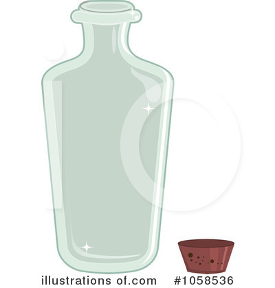 Royalty-Free (RF) Bottle Clipart Illustration by Melisende Vector - Stock Sample #1058536