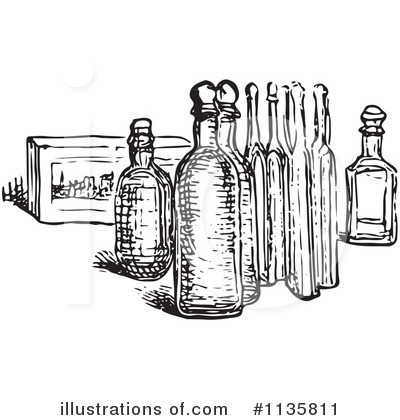 Royalty-Free (RF) Bottle Clipart Illustration by Picsburg - Stock Sample #1135811