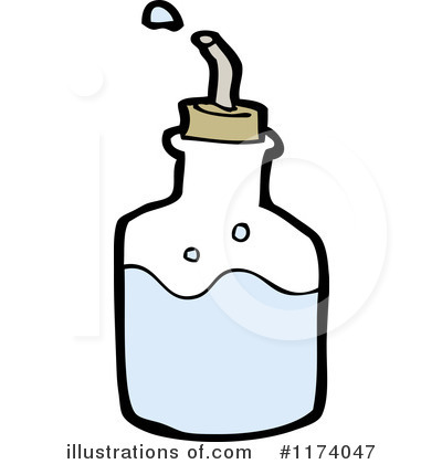 Royalty-Free (RF) Bottle Clipart Illustration by lineartestpilot - Stock Sample #1174047