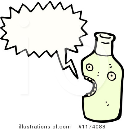 Royalty-Free (RF) Bottle Clipart Illustration by lineartestpilot - Stock Sample #1174088