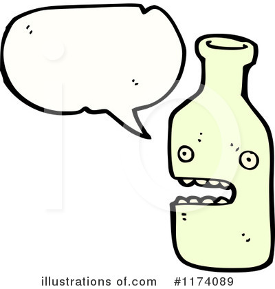 Royalty-Free (RF) Bottle Clipart Illustration by lineartestpilot - Stock Sample #1174089