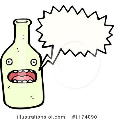 Royalty-Free (RF) Bottle Clipart Illustration by lineartestpilot - Stock Sample #1174090