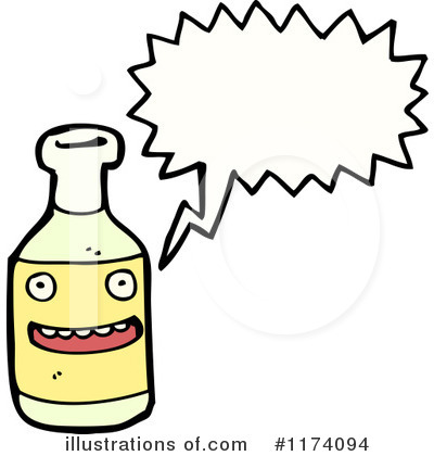 Royalty-Free (RF) Bottle Clipart Illustration by lineartestpilot - Stock Sample #1174094