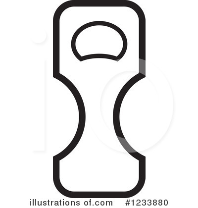 Royalty-Free (RF) Bottle Opener Clipart Illustration by Lal Perera - Stock Sample #1233880