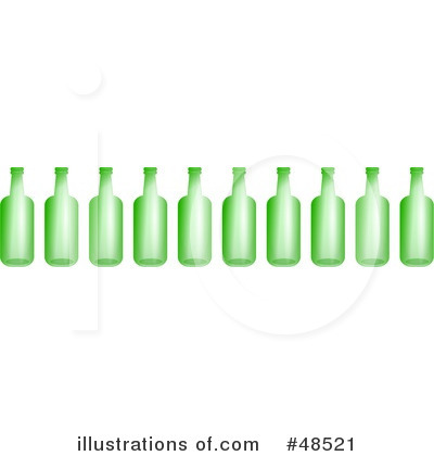 Royalty-Free (RF) Bottles Clipart Illustration by Prawny - Stock Sample #48521