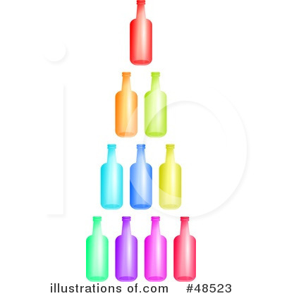 Royalty-Free (RF) Bottles Clipart Illustration by Prawny - Stock Sample #48523