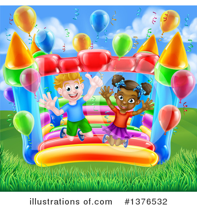 Balloons Clipart #1376532 by AtStockIllustration
