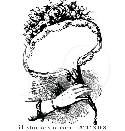 Royalty-Free (RF) Bouquet Clipart Illustration by Prawny Vintage - Stock Sample #1113068