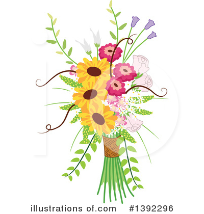 Royalty-Free (RF) Bouquet Clipart Illustration by BNP Design Studio - Stock Sample #1392296