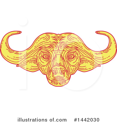 Royalty-Free (RF) Bovine Clipart Illustration by patrimonio - Stock Sample #1442030