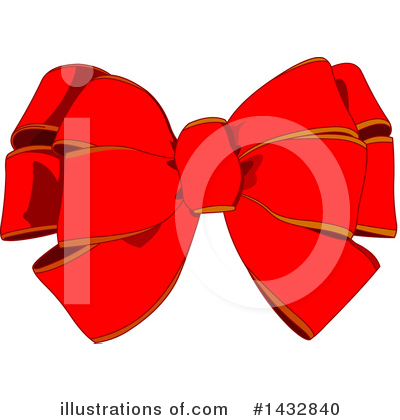 Royalty-Free (RF) Bow Clipart Illustration by Pushkin - Stock Sample #1432840