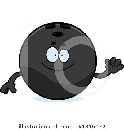 Bowling Ball Character Clipart #1315972 by Cory Thoman