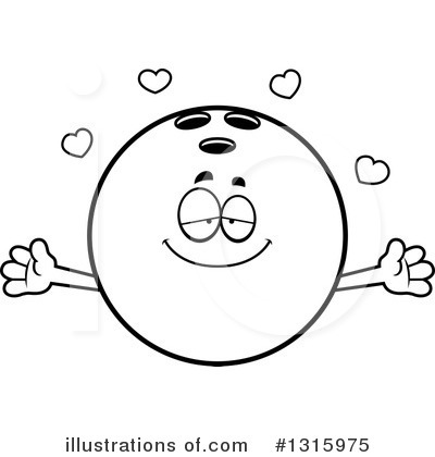Royalty-Free (RF) Bowling Ball Character Clipart Illustration by Cory Thoman - Stock Sample #1315975