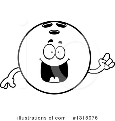Royalty-Free (RF) Bowling Ball Character Clipart Illustration by Cory Thoman - Stock Sample #1315976