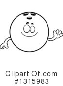 Bowling Ball Character Clipart #1315983 by Cory Thoman