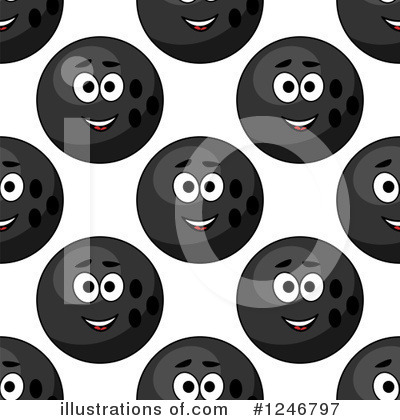 Royalty-Free (RF) Bowling Ball Clipart Illustration by Vector Tradition SM - Stock Sample #1246797