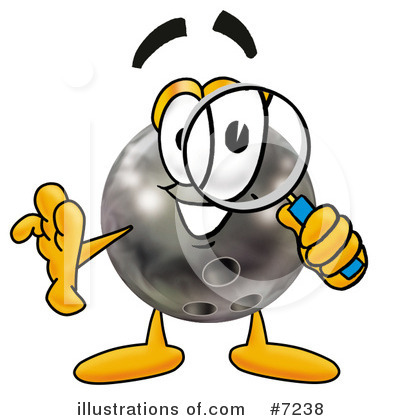 Royalty-Free (RF) Bowling Ball Clipart Illustration by Mascot Junction - Stock Sample #7238