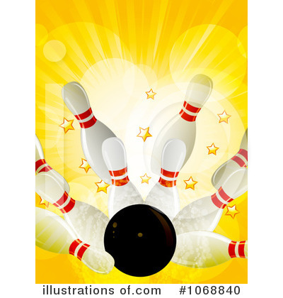Royalty-Free (RF) Bowling Clipart Illustration by elaineitalia - Stock Sample #1068840
