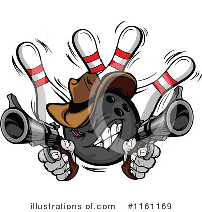 Royalty-Free (RF) Bowling Clipart Illustration by Chromaco - Stock Sample #1161169