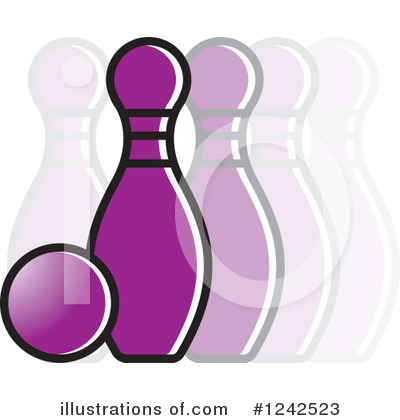 Royalty-Free (RF) Bowling Clipart Illustration by Lal Perera - Stock Sample #1242523