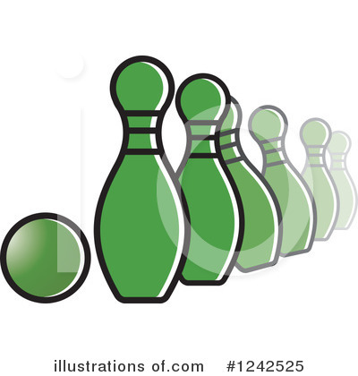 Royalty-Free (RF) Bowling Clipart Illustration by Lal Perera - Stock Sample #1242525
