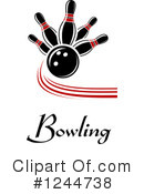Bowling Clipart #1244738 by Vector Tradition SM