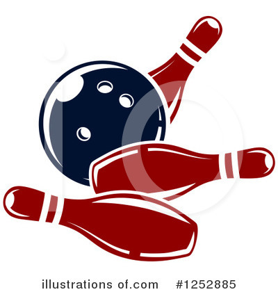 Royalty-Free (RF) Bowling Clipart Illustration by Vector Tradition SM - Stock Sample #1252885
