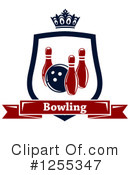 Bowling Clipart #1255347 by Vector Tradition SM