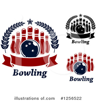 Royalty-Free (RF) Bowling Clipart Illustration by Vector Tradition SM - Stock Sample #1256522