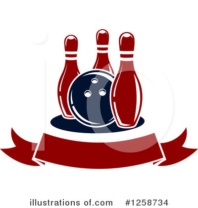 Bowling Clipart #1258734 by Vector Tradition SM