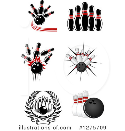 Royalty-Free (RF) Bowling Clipart Illustration by Vector Tradition SM - Stock Sample #1275709