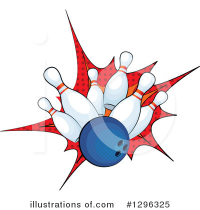 Royalty-Free (RF) Bowling Clipart Illustration by Pushkin - Stock Sample #1296325