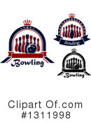 Bowling Clipart #1311998 by Vector Tradition SM