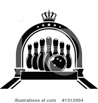Royalty-Free (RF) Bowling Clipart Illustration by Vector Tradition SM - Stock Sample #1312004