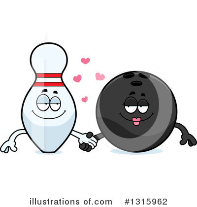 Bowling Ball Character Clipart #1315962 by Cory Thoman