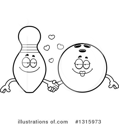 Bowling Ball Character Clipart #1315973 by Cory Thoman