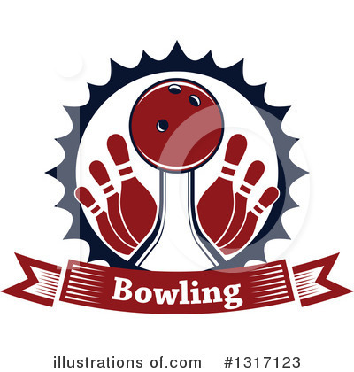 Royalty-Free (RF) Bowling Clipart Illustration by Vector Tradition SM - Stock Sample #1317123