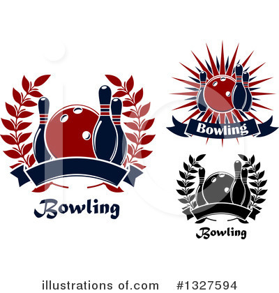 Royalty-Free (RF) Bowling Clipart Illustration by Vector Tradition SM - Stock Sample #1327594
