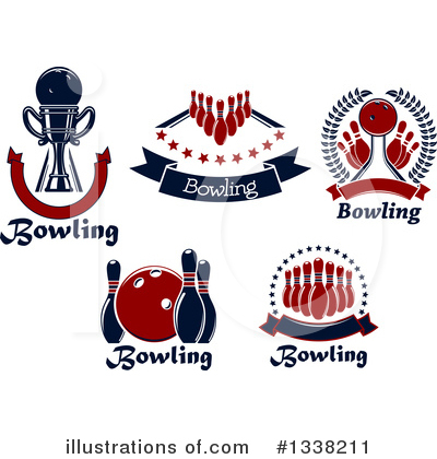 Royalty-Free (RF) Bowling Clipart Illustration by Vector Tradition SM - Stock Sample #1338211