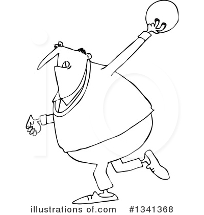 Royalty-Free (RF) Bowling Clipart Illustration by djart - Stock Sample #1341368