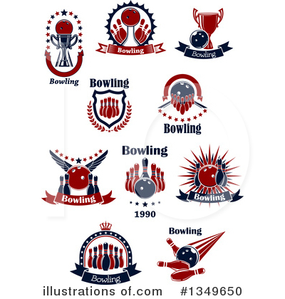 Royalty-Free (RF) Bowling Clipart Illustration by Vector Tradition SM - Stock Sample #1349650