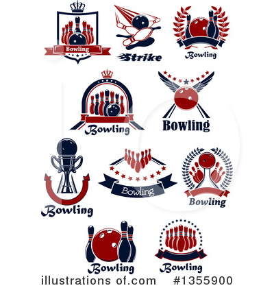 Royalty-Free (RF) Bowling Clipart Illustration by Vector Tradition SM - Stock Sample #1355900