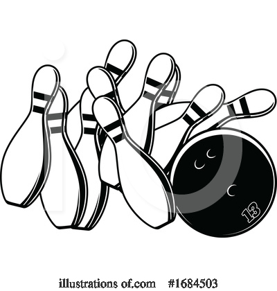 Royalty-Free (RF) Bowling Clipart Illustration by Vector Tradition SM - Stock Sample #1684503