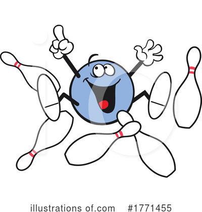 Royalty-Free (RF) Bowling Clipart Illustration by Johnny Sajem - Stock Sample #1771455
