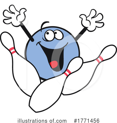 Bowling Clipart #1771456 by Johnny Sajem
