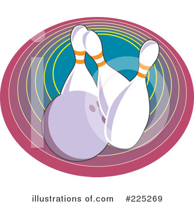 Royalty-Free (RF) Bowling Clipart Illustration by Prawny - Stock Sample #225269
