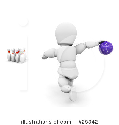 Royalty-Free (RF) Bowling Clipart Illustration by KJ Pargeter - Stock Sample #25342