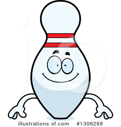 Royalty-Free (RF) Bowling Pin Clipart Illustration by Cory Thoman - Stock Sample #1306268