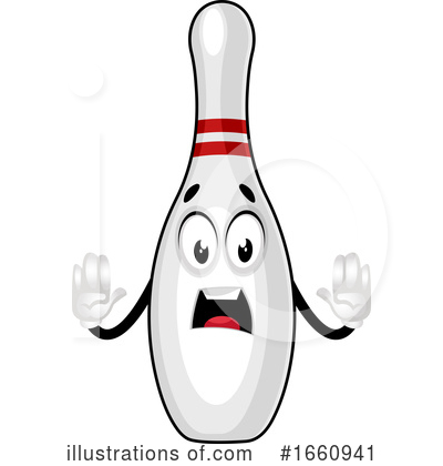 Royalty-Free (RF) Bowling Pin Clipart Illustration by Morphart Creations - Stock Sample #1660941